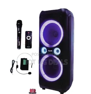 Saachi Professional Battery Speaker System,With Fm, Mics