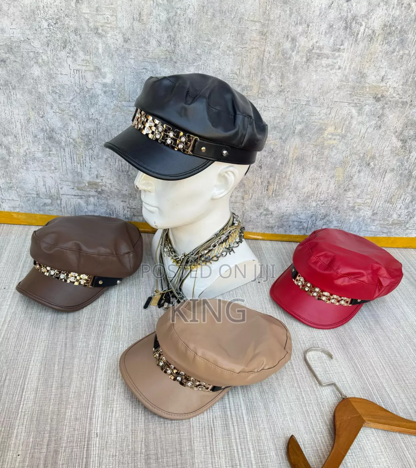 Noble Leatherlike Punk Cap