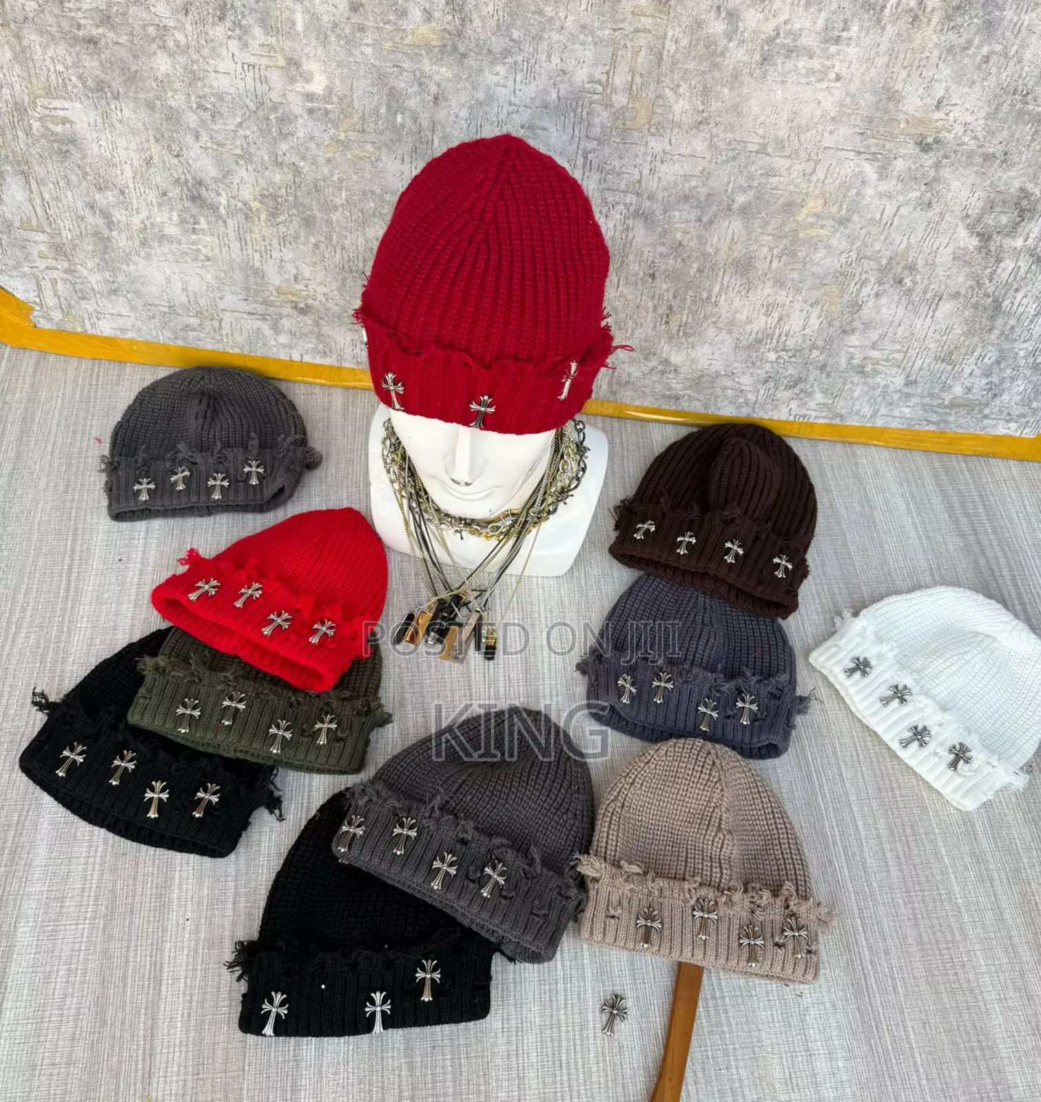 Prize Drip Headsock,Skully Beanie