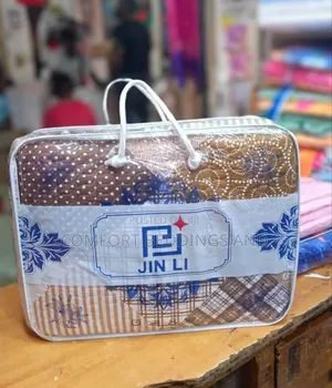 Jin Li Bedspread Checked Brown