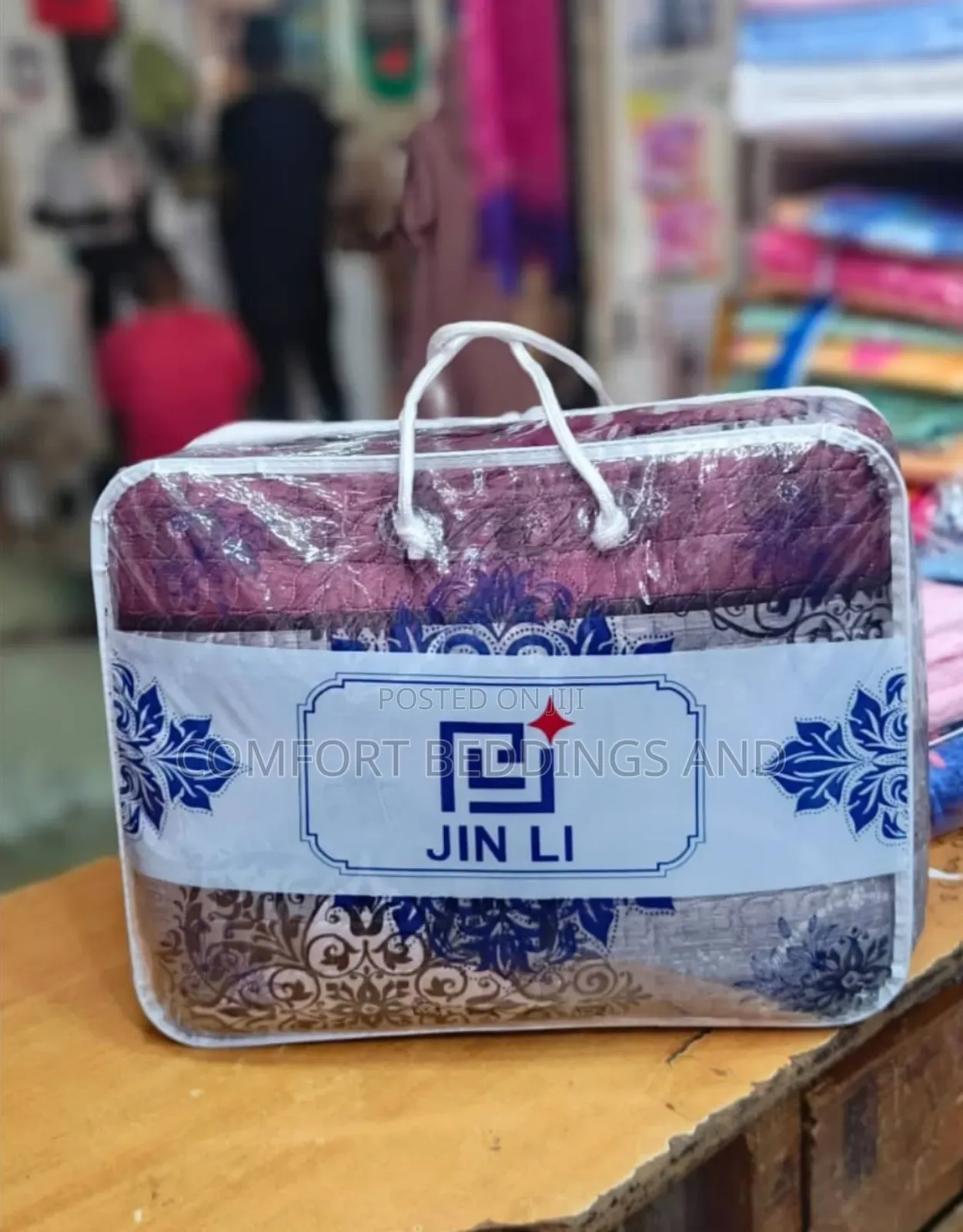 Jin Li Bedspread Maroon 6*6