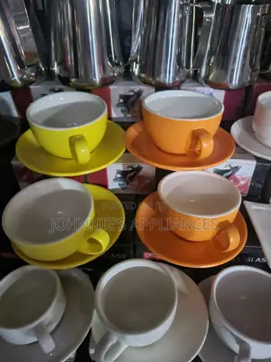 Cappuccino Cups in Different Colors Both Single $ Double DZN