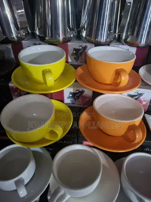 Cappuccino Cups in Different Colors Both Single $ Double DZN