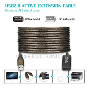30m Usb 2.0 Extension Cable Male to Female Active Repeater