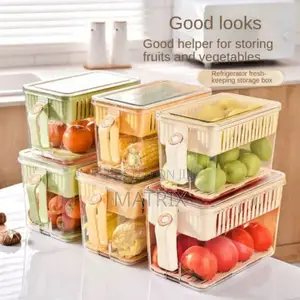 Fridge Vegetable Storage Containers With Strainer