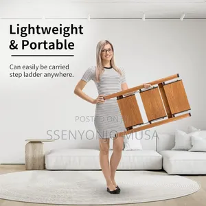 3 Step Stool Home Ladder - Multifunctional Foldable