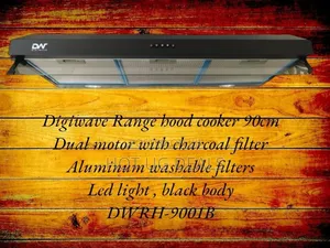 90x60cm Digiwave Chimney  Hood - Silver