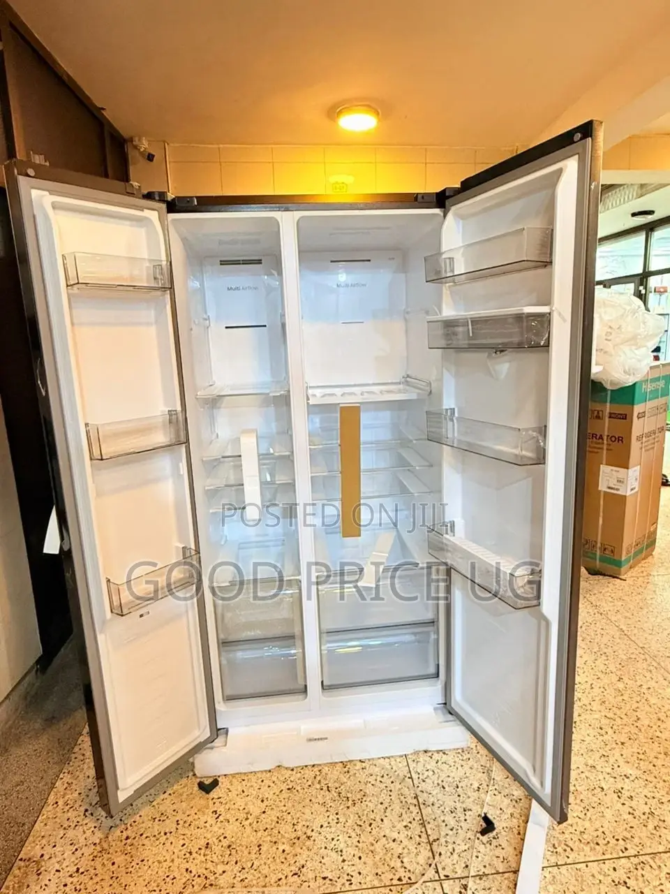 750l Hisense Fridge Black Mirror
