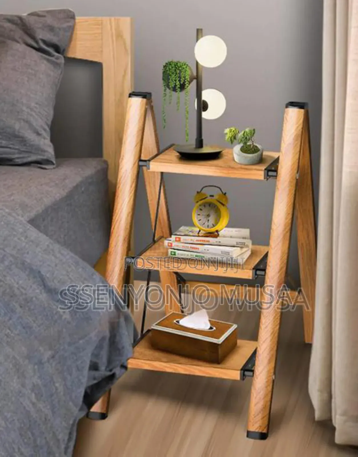 3 Step Stool Home Ladder - Multifunctional Foldable