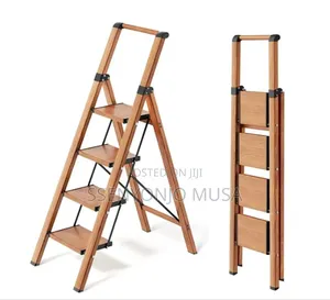 4-Step Folding Ladder - Lightweight Anti-Slip