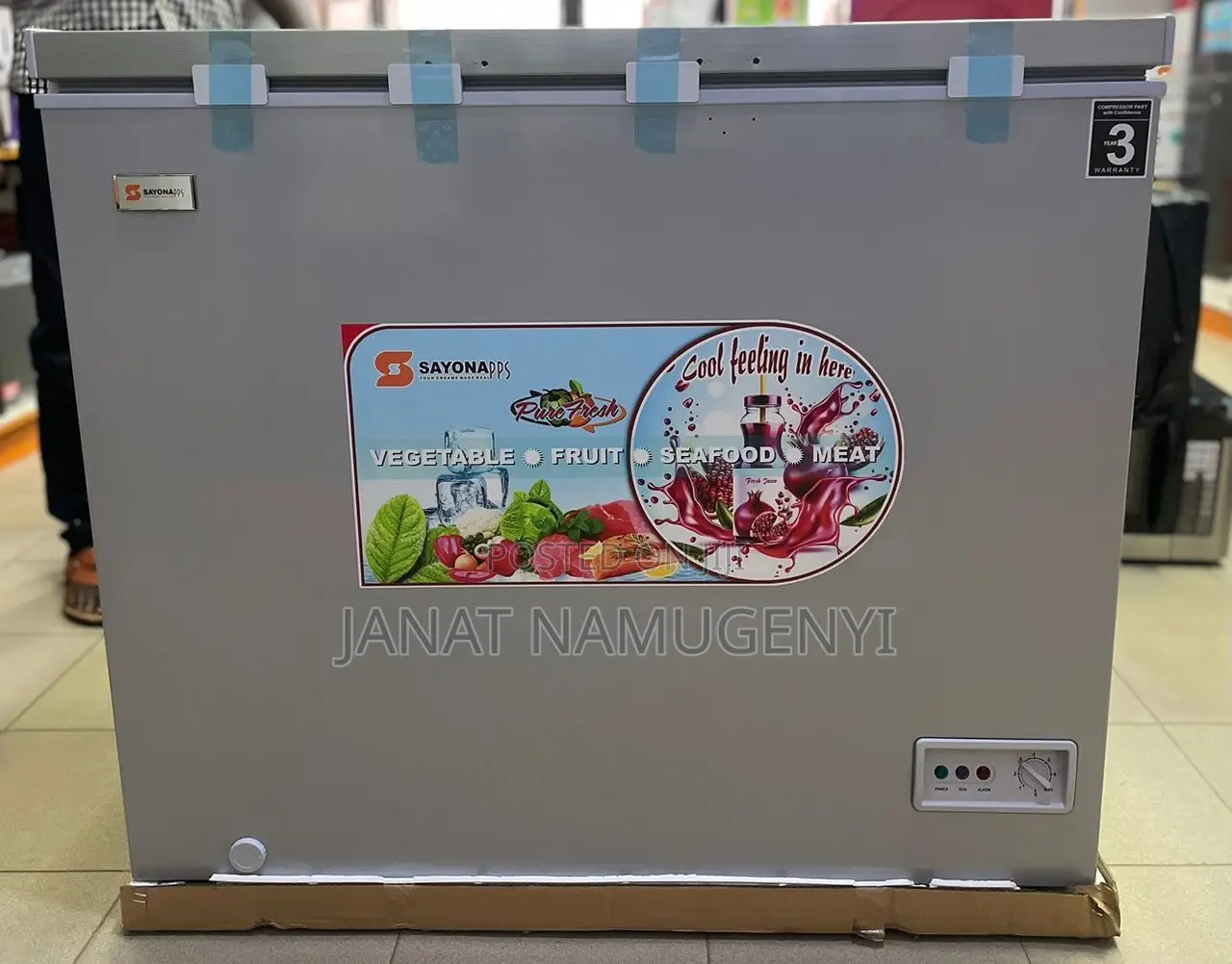 Sayona 250 Litres Chest Freezer