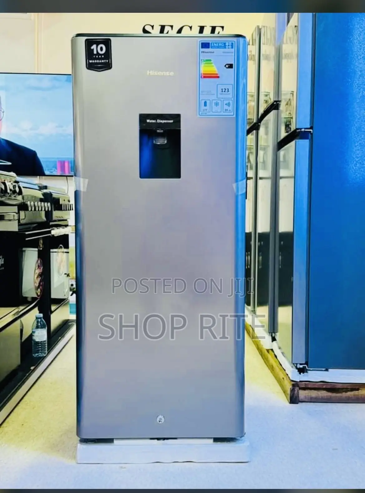 Hisense Refrigerator 229 Liters With Water Dispenser