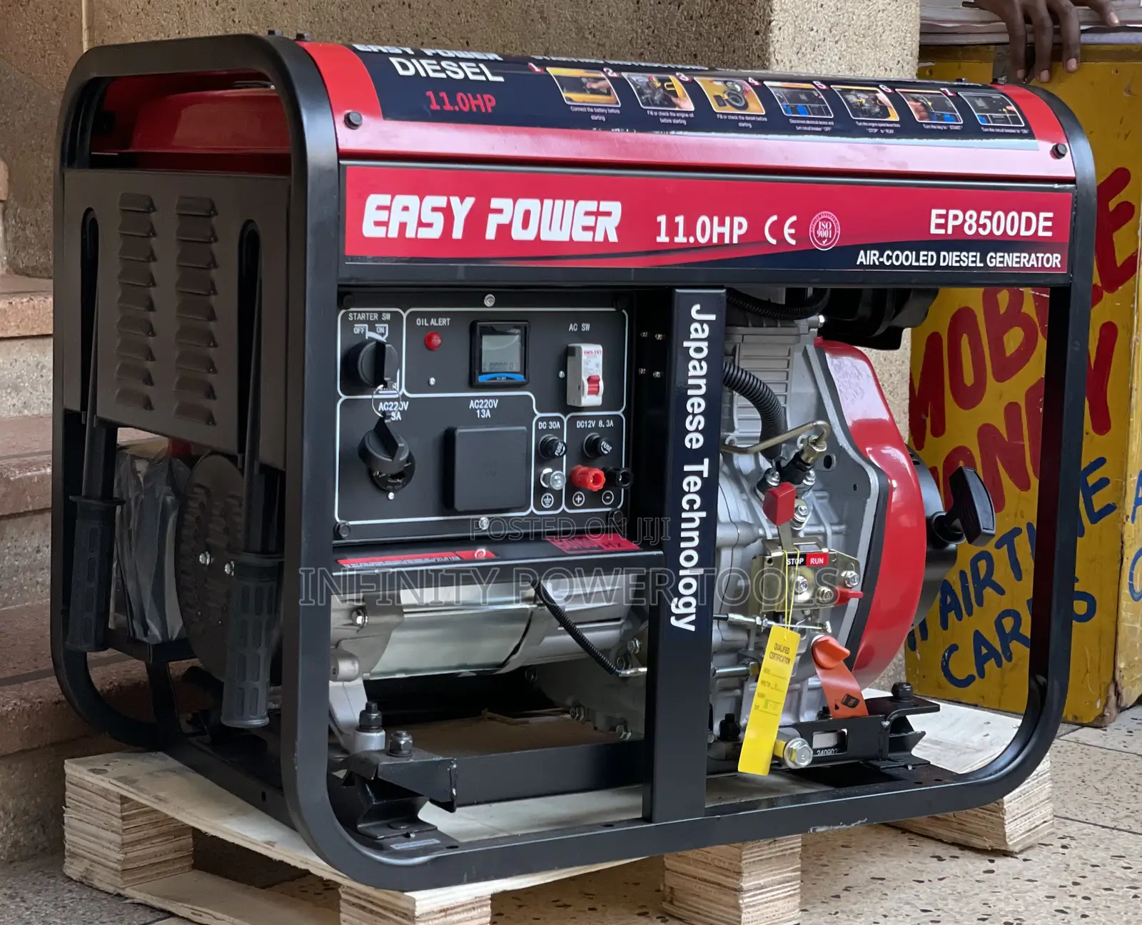 Air Cooled Diesel Generator Ep8500de