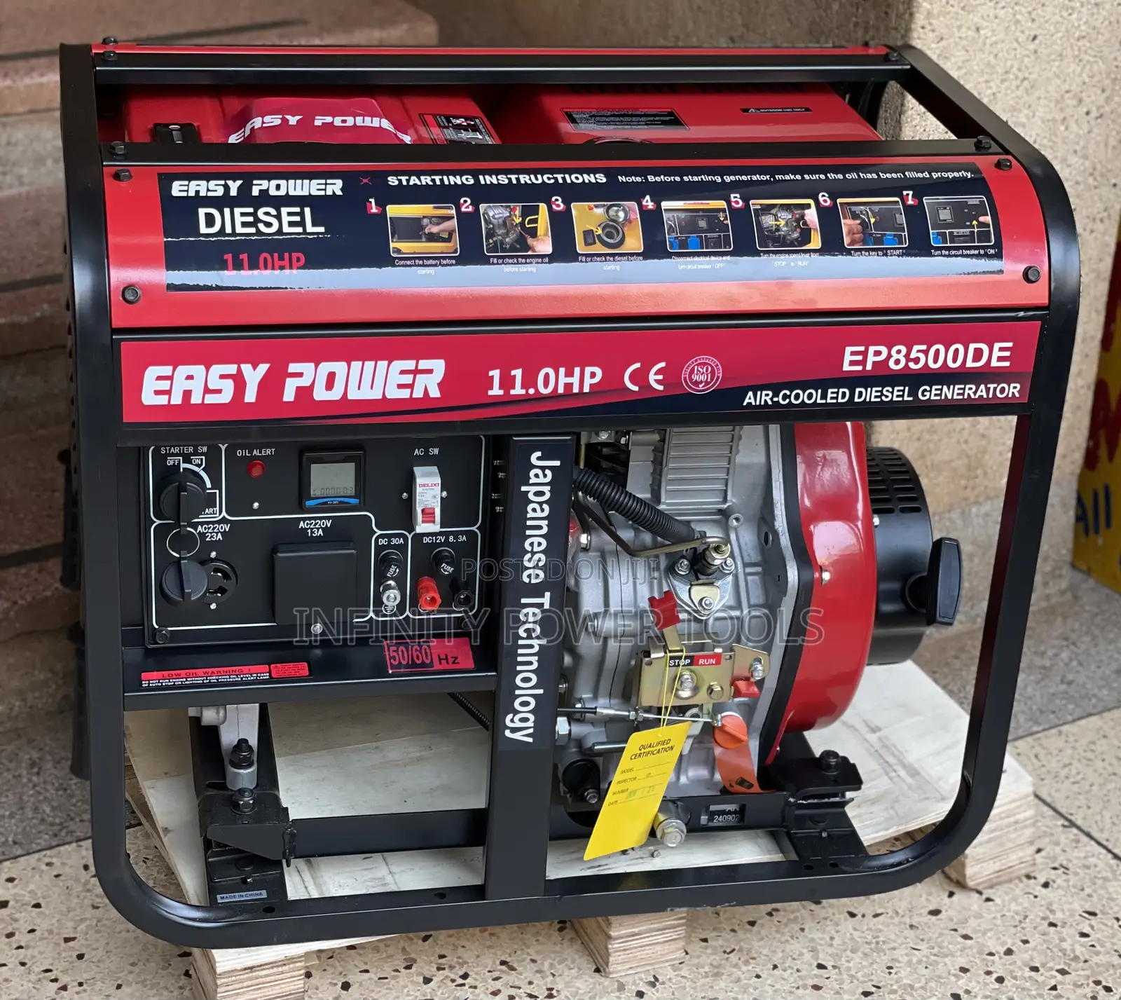 Air Cooled Diesel Generator Ep8500de