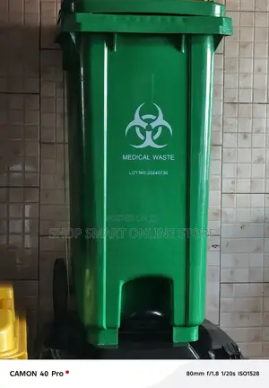 Plastic Garbage Dustbins Step on 120ltrs
