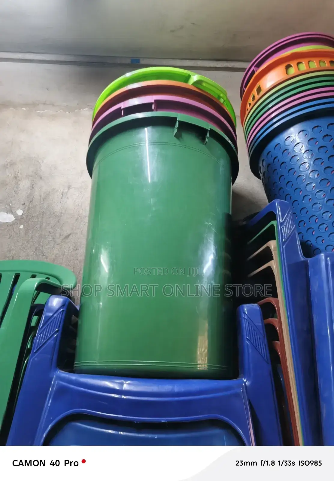 Storage Plastic Buckets 120ltrs