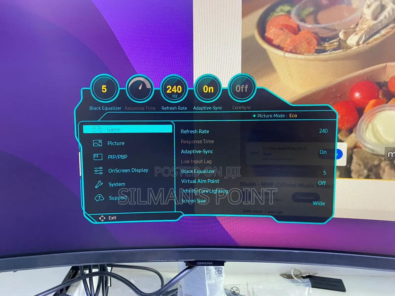 Samsung 49" Infinity Odyssey Curved Monitor