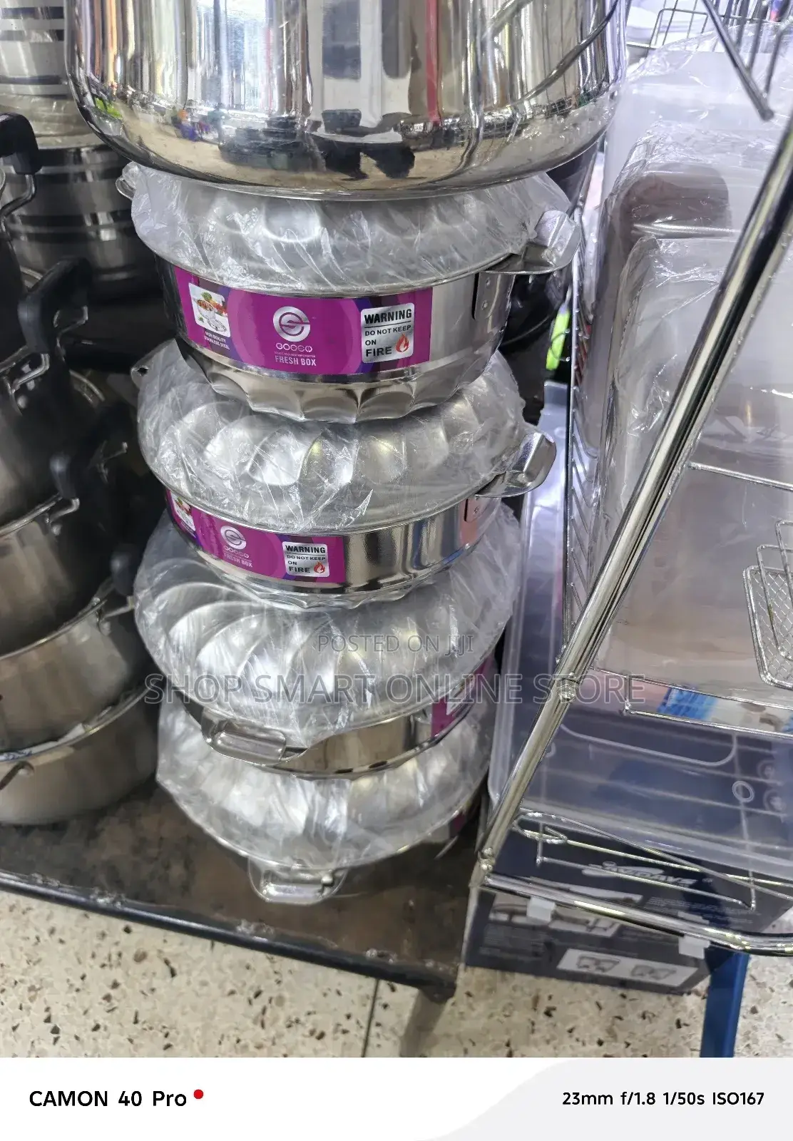 Stainless Steel Serving Dishes 4pcs