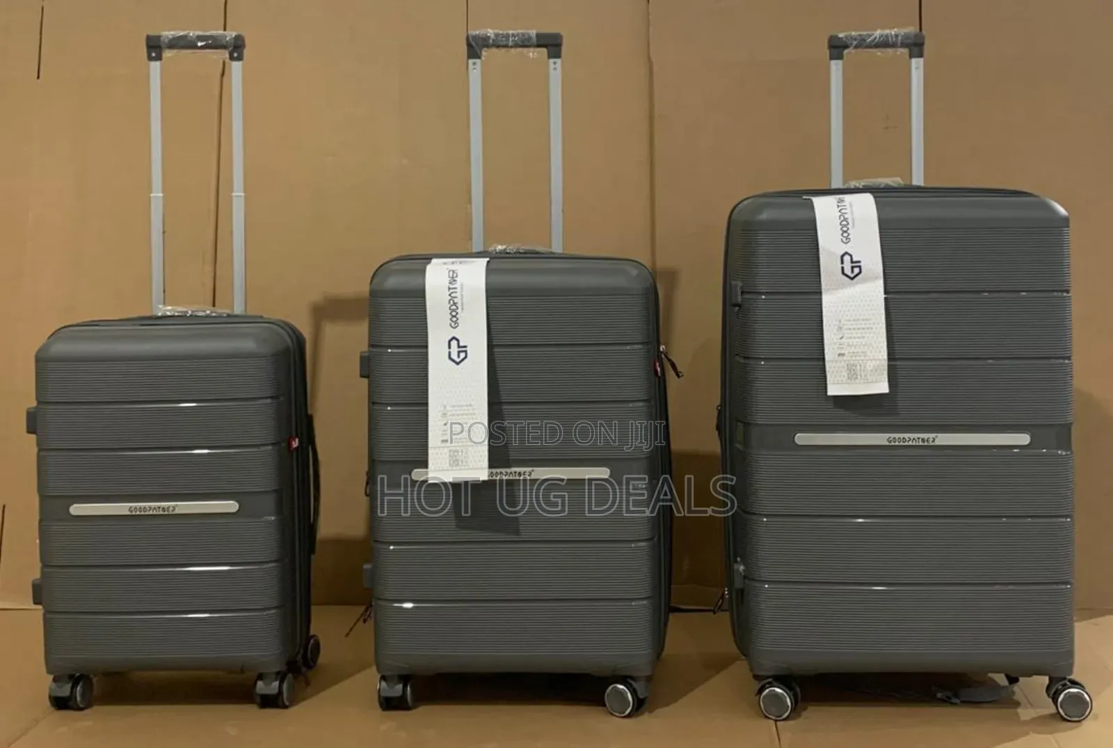 Big Size  Rubber Travel Waterproof Suitcase - Multicolor