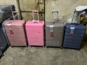 Big Size  Rubber Travel Waterproof Suitcase - Multicolor