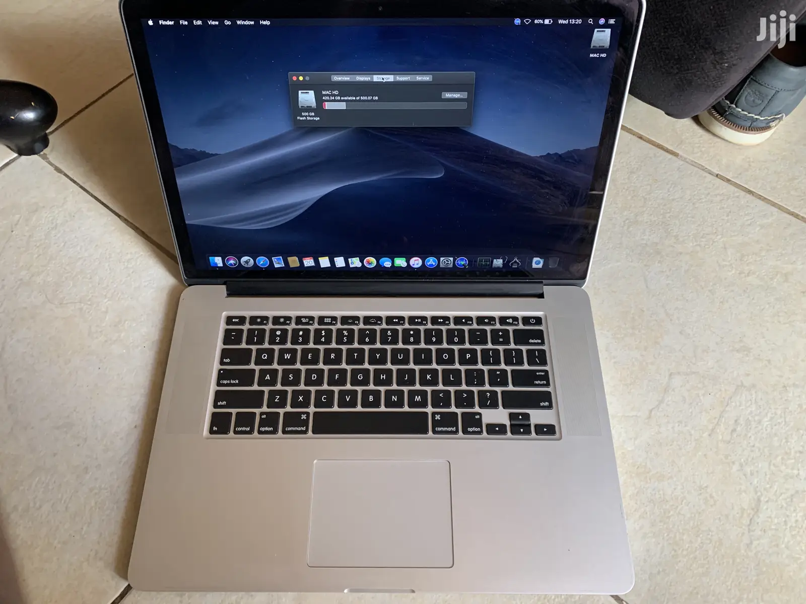 Laptop Apple MacBook Pro 16GB Intel Core i7 SSD 500GB
