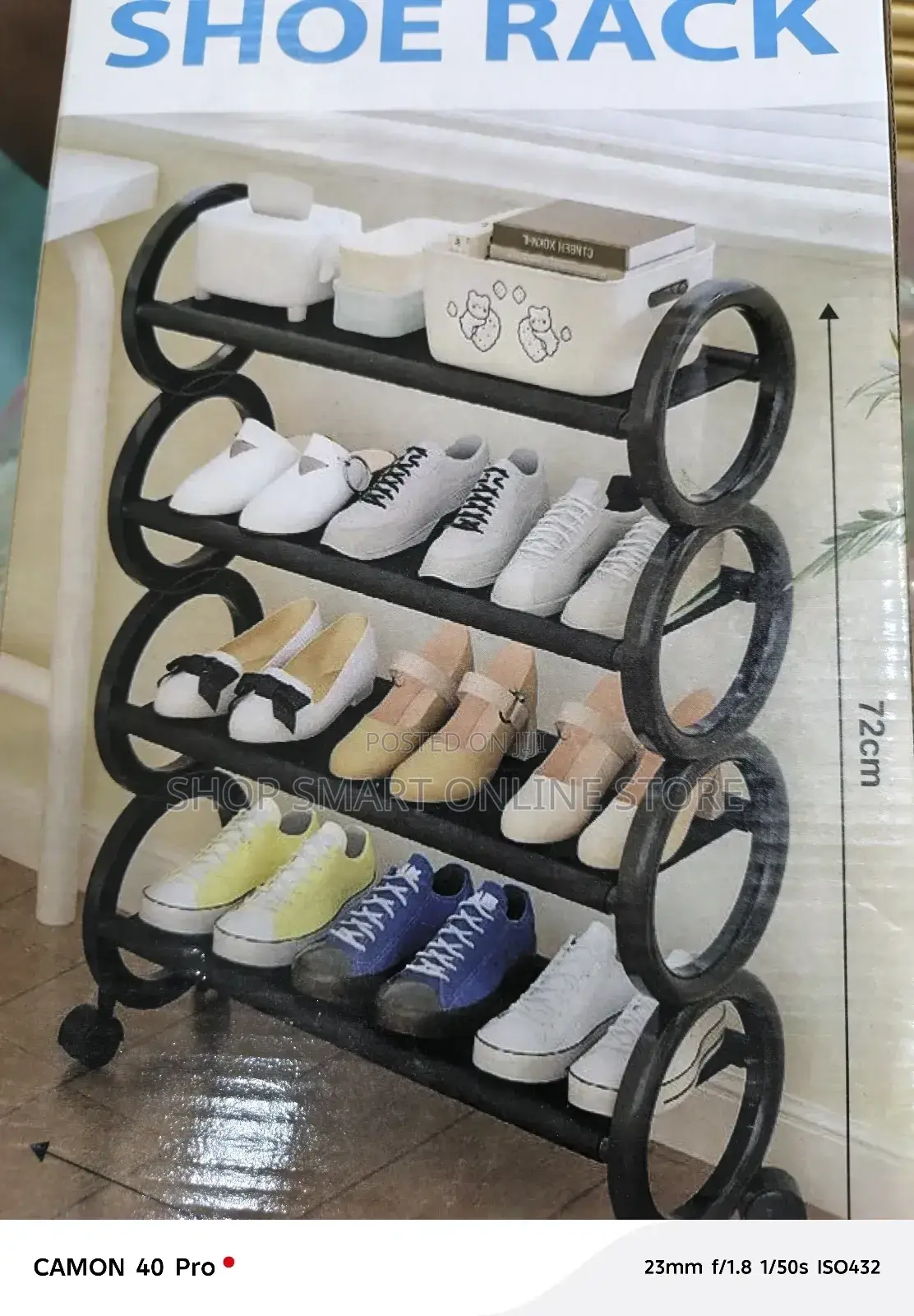 Portable Shoe Rack Stand Organizer