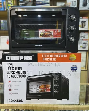 Geepas 42l Electric Oven - Black