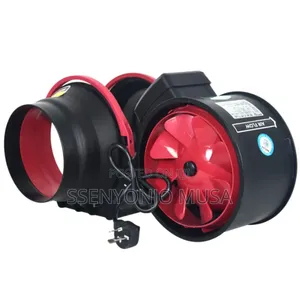 Portable Chimney Fan - Adjustable Speed Remote Control