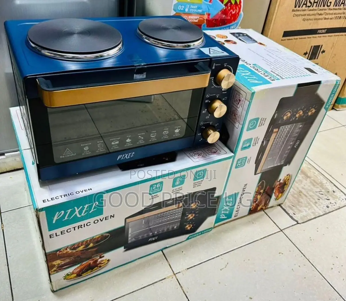 Pixel Mini Oven With Hotplates