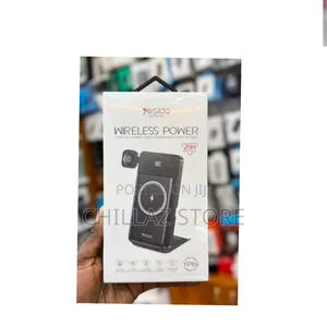 Portable Wireless Yesido Wireless Power Bank.