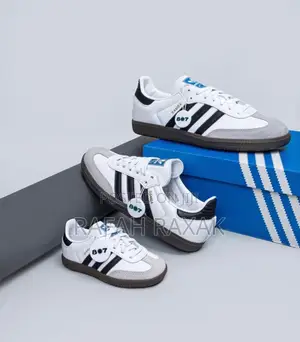Adidas Samba Og White Core Black For Kids,Women And Men