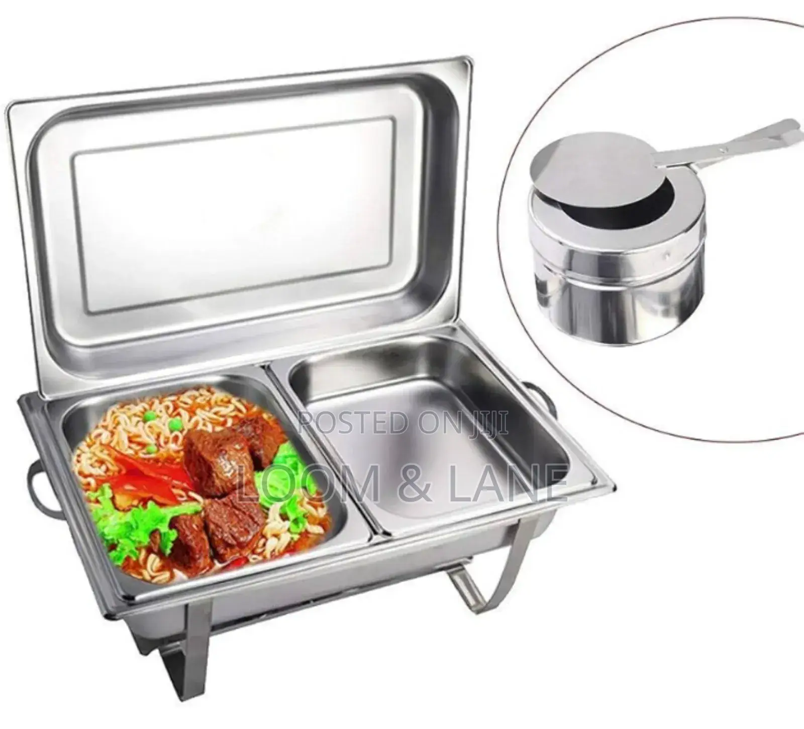 Double Compartment Chafing Dishes By