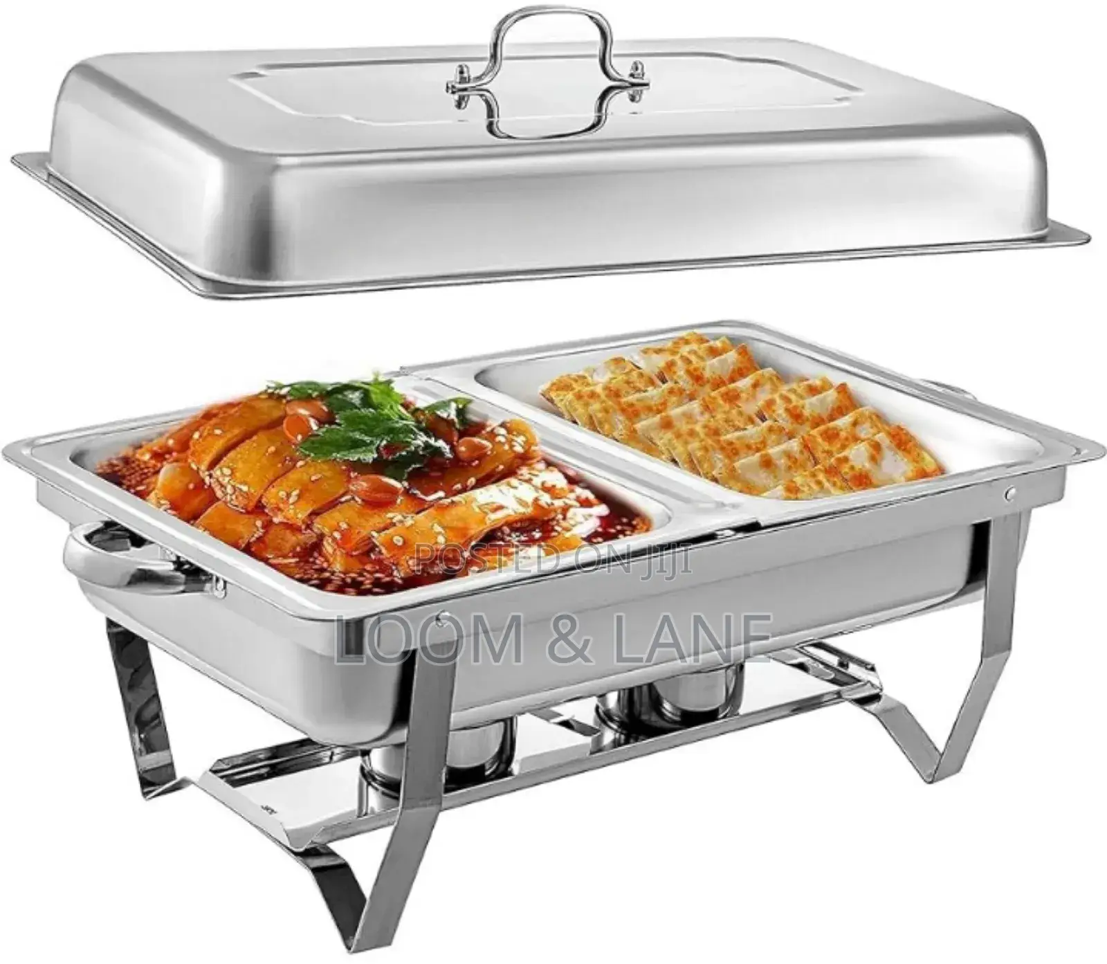 Double Compartment Chafing Dishes By