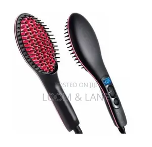 Simple Hair Brush Straightener