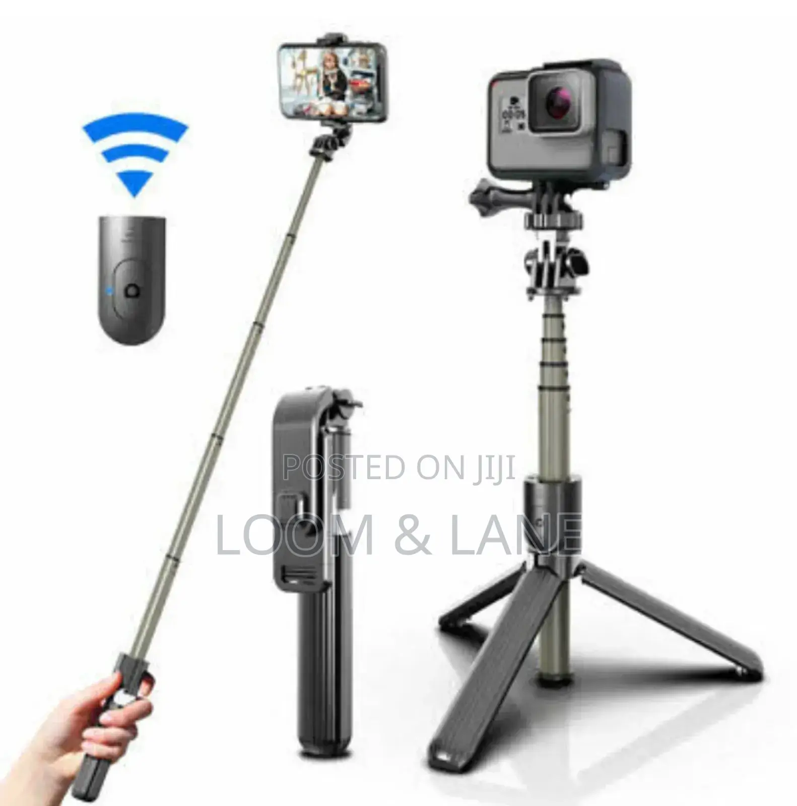 Multifunction Wireless Selfie Stick