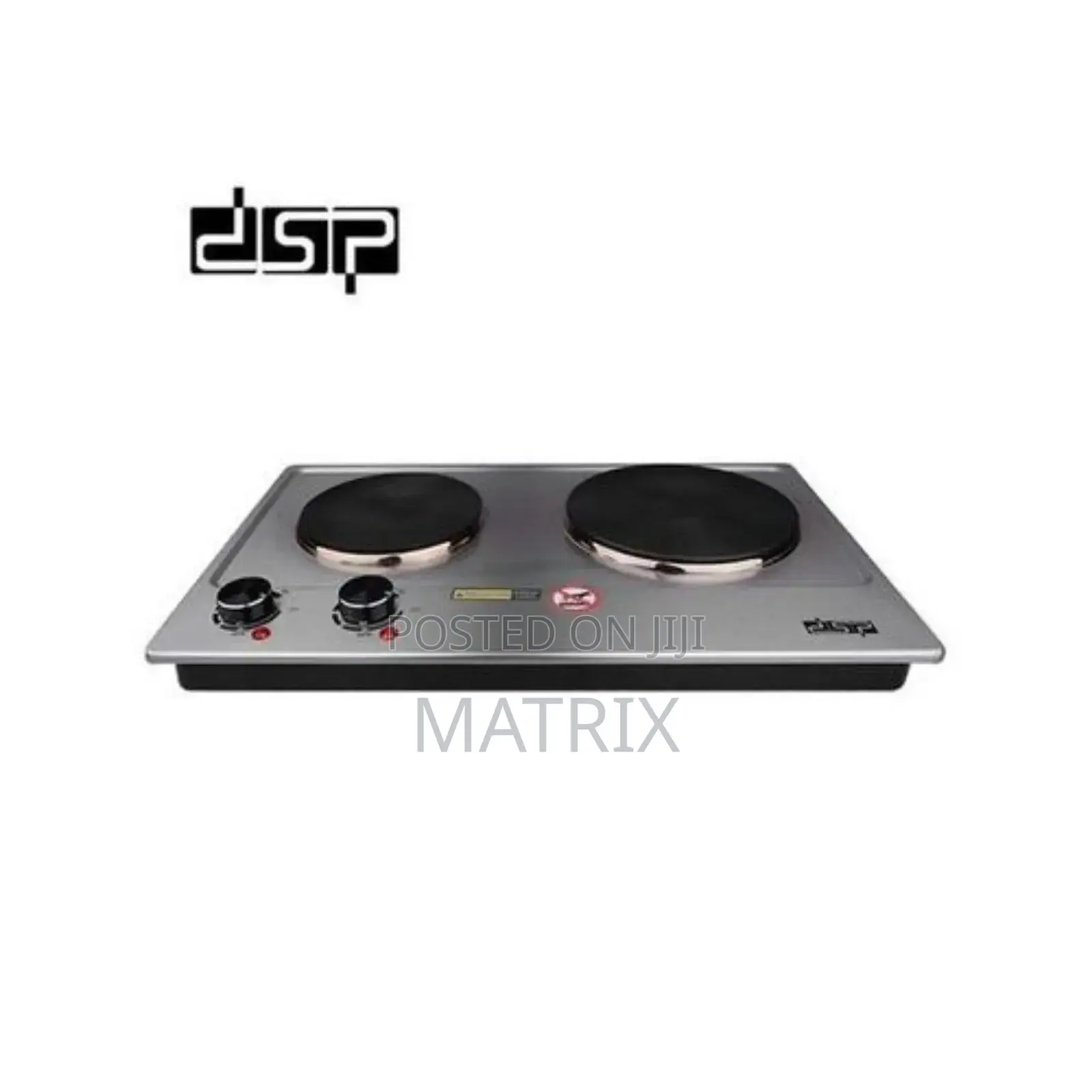 DSP Portable Electric Stove Double Burner 1500w