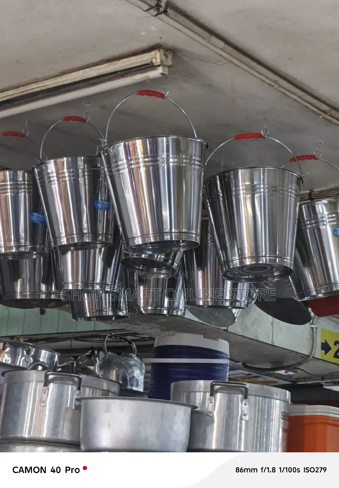 Metallic Buckets Metallic Buckets 10ltrs