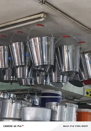 Metallic Buckets Metallic Buckets 10ltrs