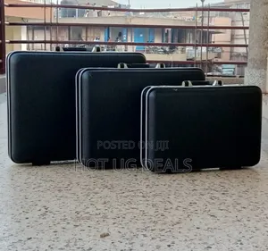A Set Of Aluminum Brief Suitcase Toolbox Password Box File