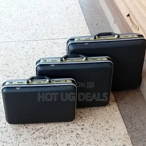 A Set Of Aluminum Brief Suitcase Toolbox Password Box File