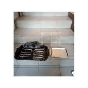 Smokeless Electric Barbecue Grill-Black