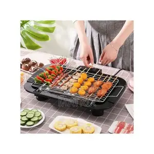 Smokeless Electric Barbecue Grill-Black