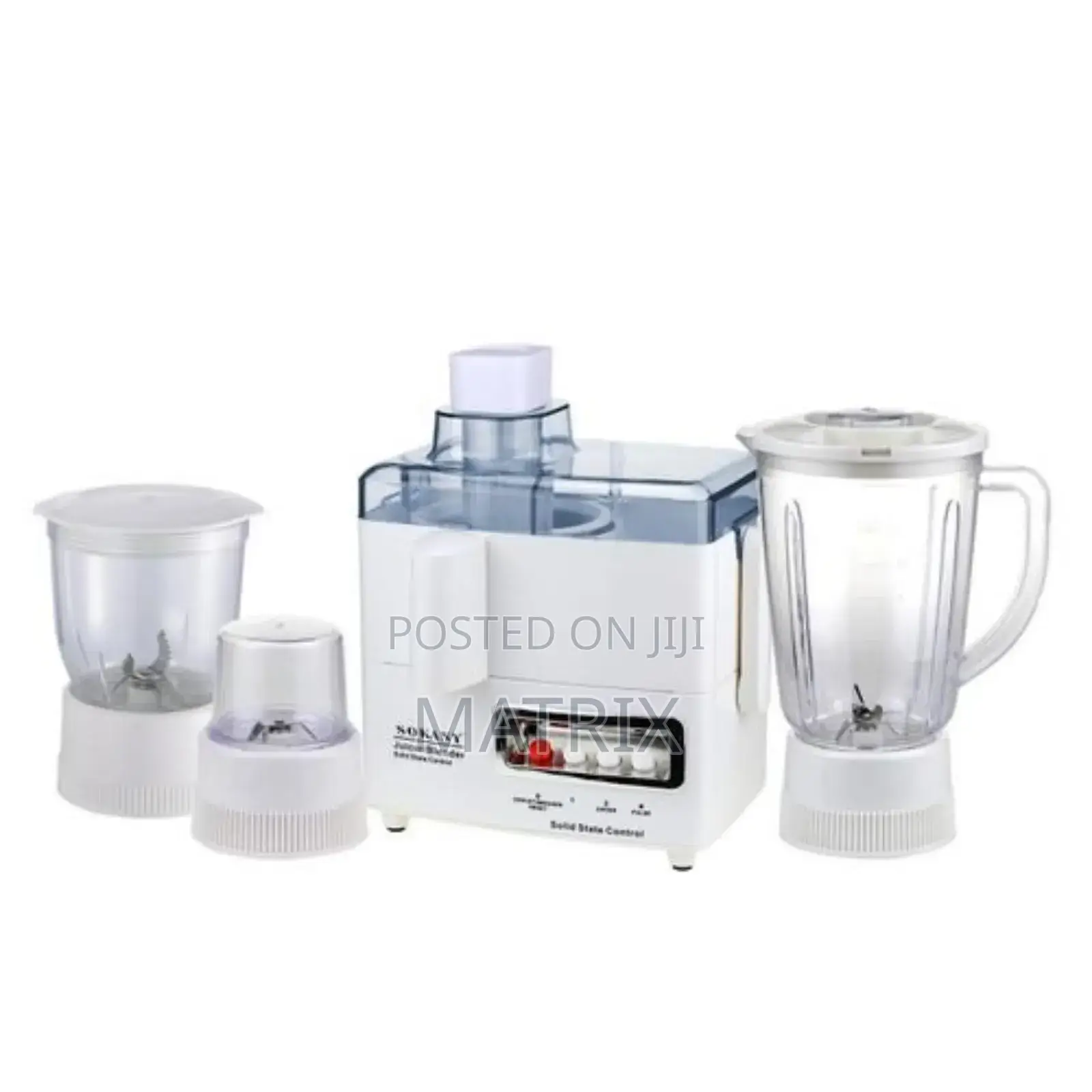 Sokany 4 in 1 Food Processor Juicer,Blender,Grinder