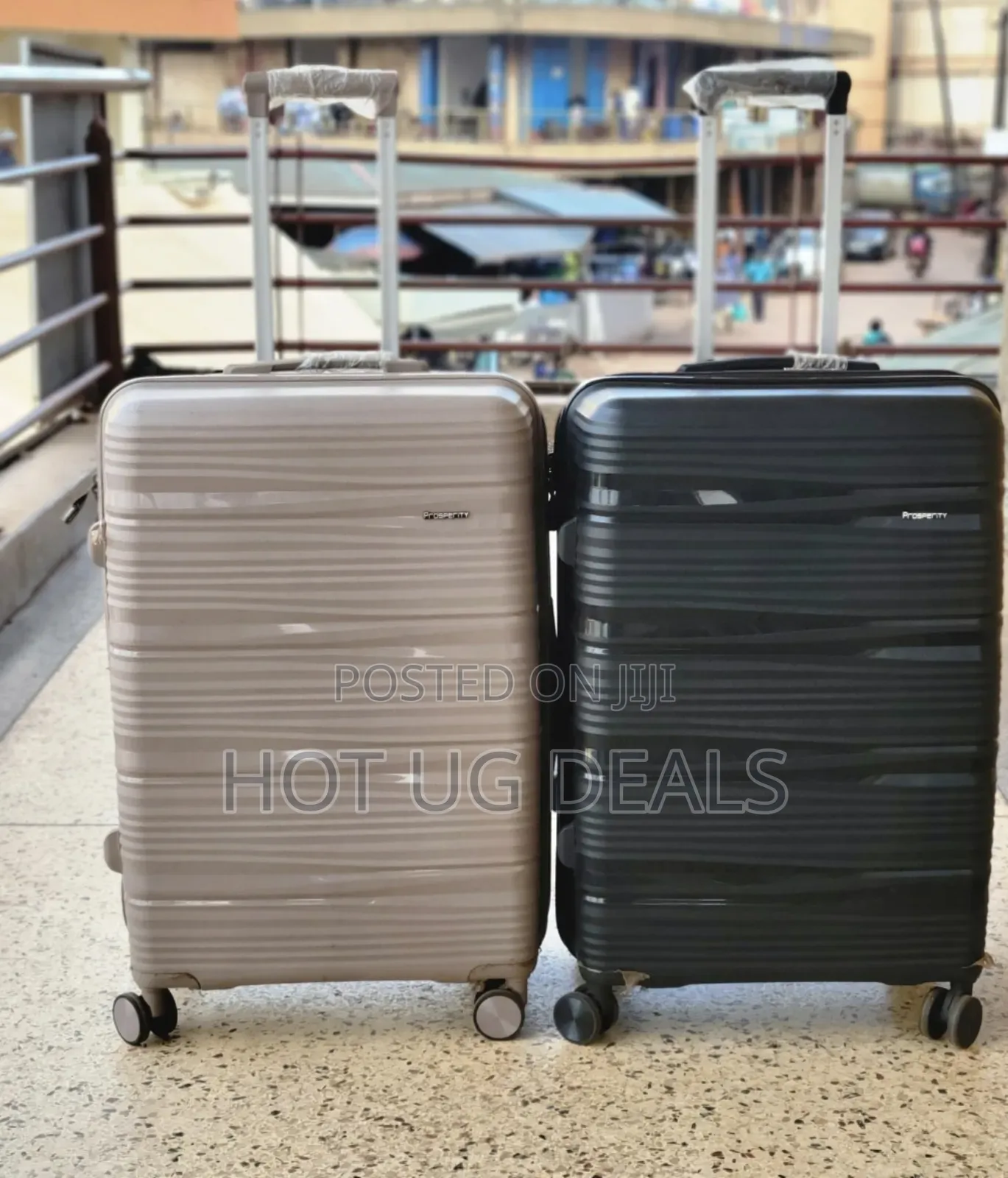 Large Size  Waterproof  Rubber Suitcase- Color Varies