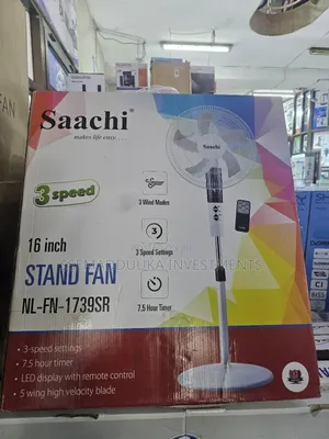 Saachi Stand Fan With Remote Control