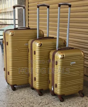 Travel Waterproof Rubber Suitcase- Multicolor