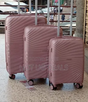 Travel Waterproof Rubber Suitcase- Multicolor