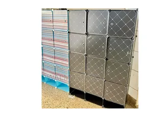 3 Column Plastic Wardrobe