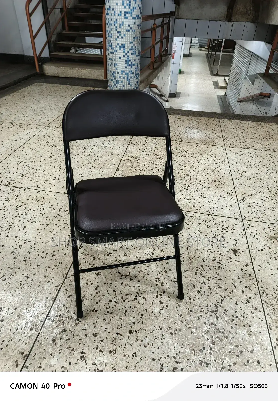 Leather Foldable Chair