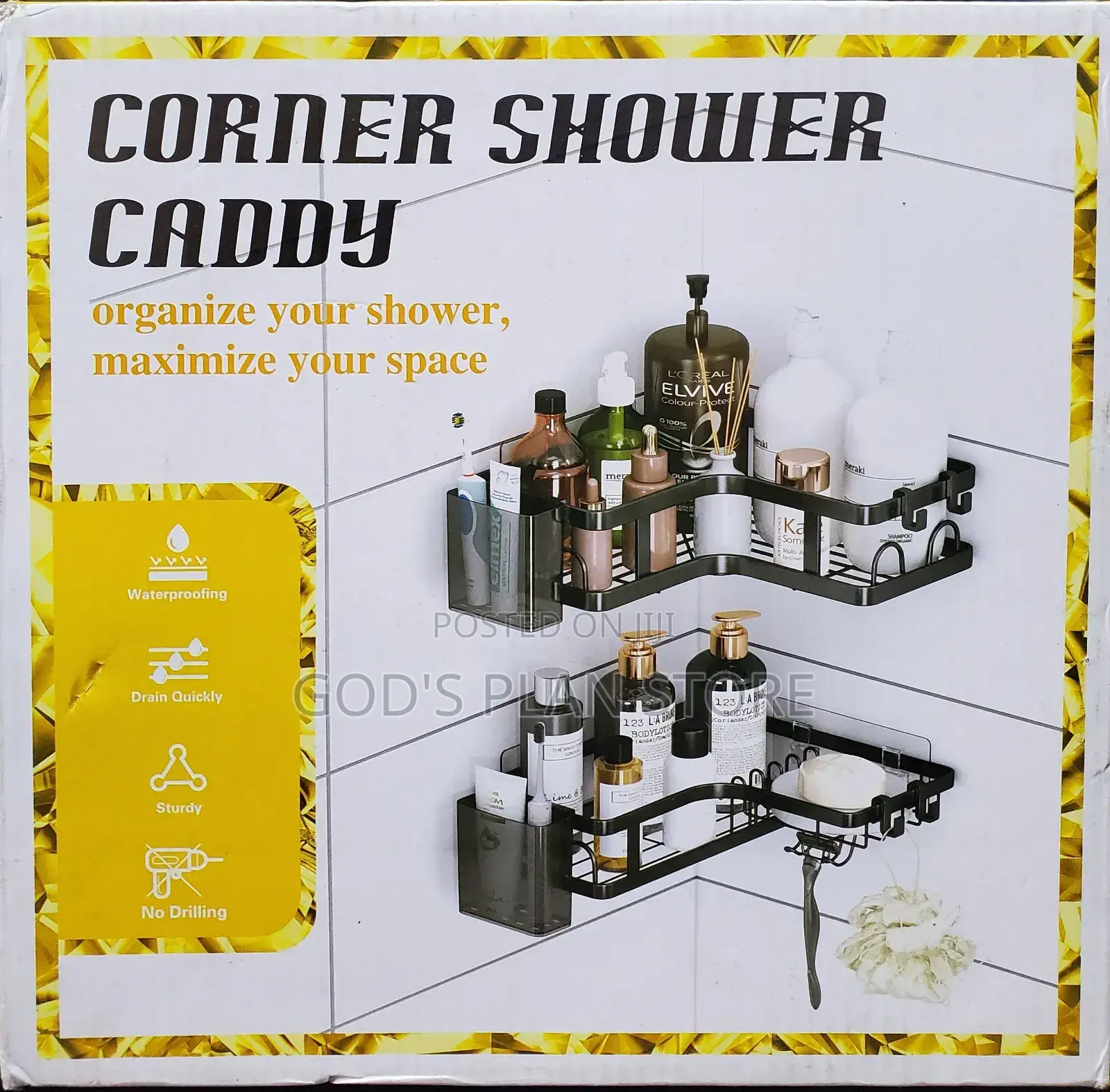 Corner Shower Organizer Caddy
